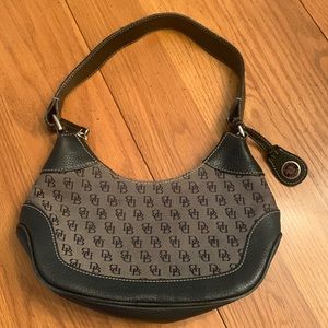 Dooney & Bourke Clutch Handbag - Black and Gray